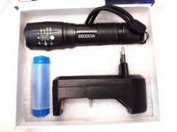 Lanterna T�tica Led Recarreg�vel Lt-427 Luatek