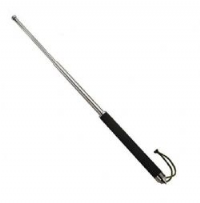 Bastao Retr�til Cromado com Quebra Vidro